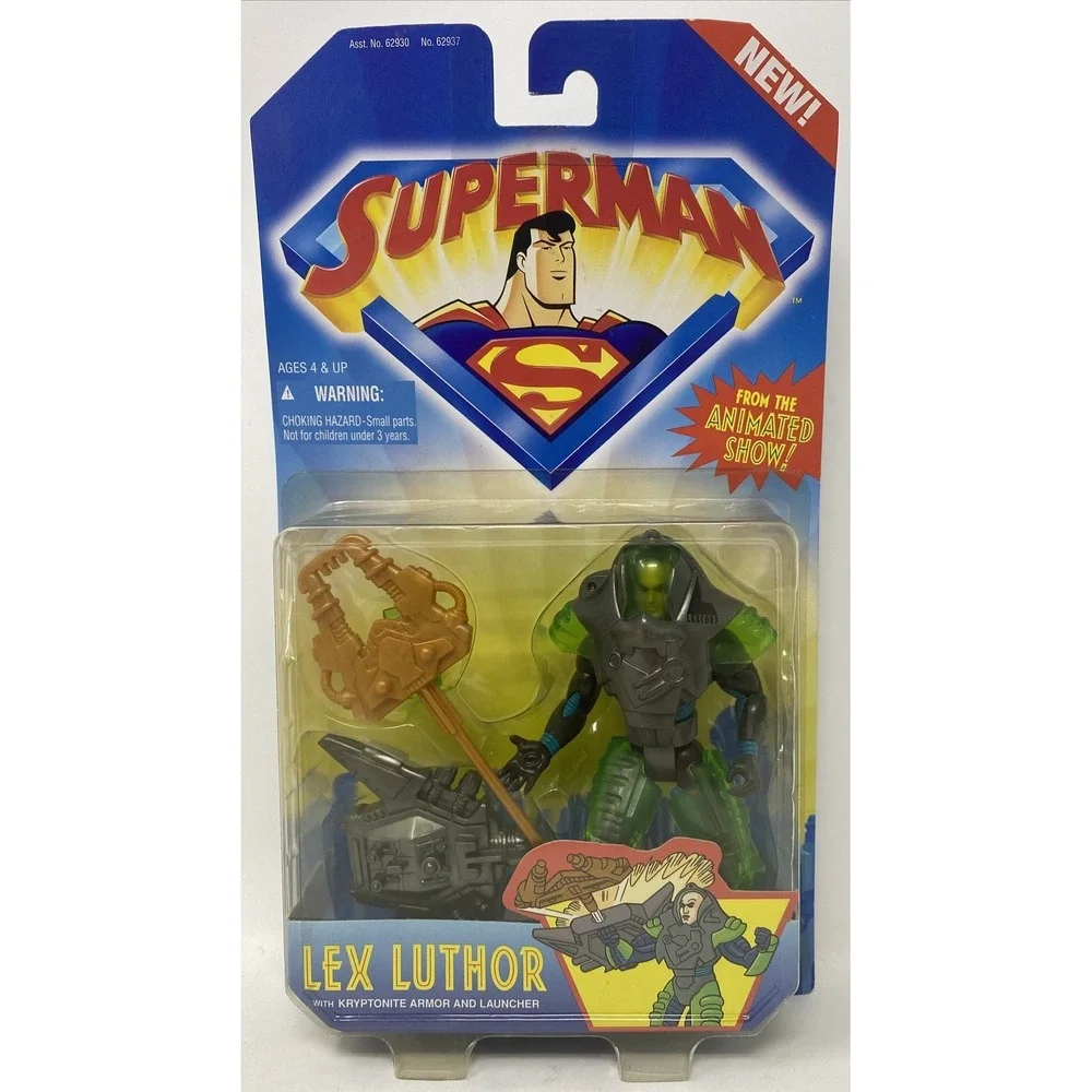 Vintage 1996 Kenner Superman The Animated Series LEX‎ LUTHOR Action Figure NEW